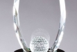 Optical Crystal Golf Award #DT-CRY336
